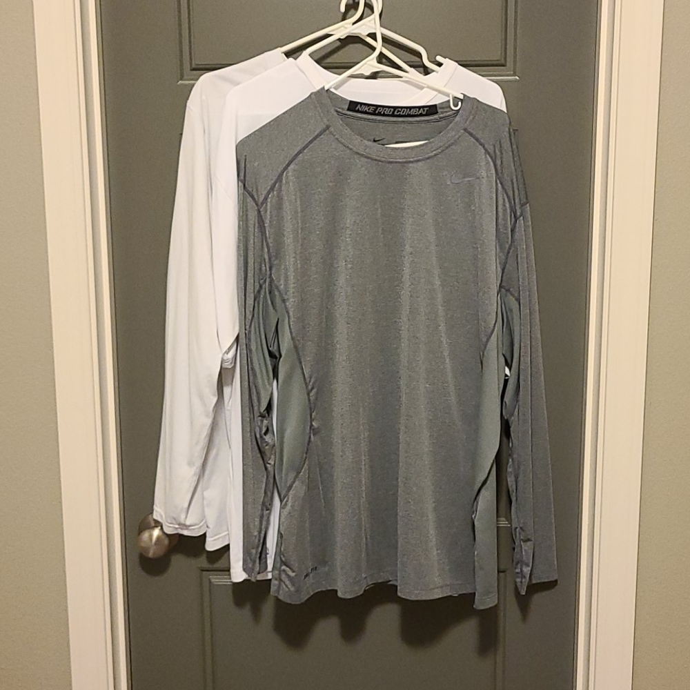 Nike shirt bundle of 3. Dri-Fit Nike pro shirts